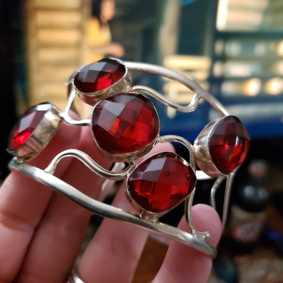 Artisan 925 pomegranate bracelet - Picture 2 of 11